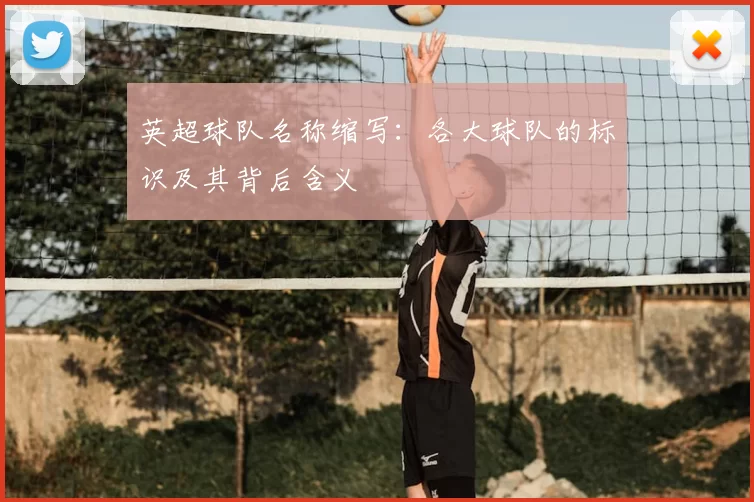 英超球队名称缩写:各大球队的标识及其背后含义