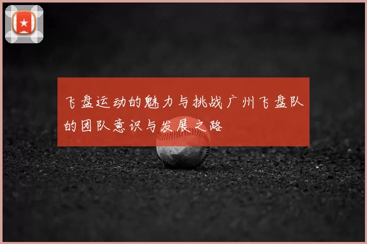 飞盘运动的魅力与挑战广州飞盘队的团队意识与发展之路