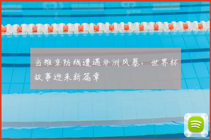 当维京防线遭遇非洲风暴，世界杯故事迎来新篇章
