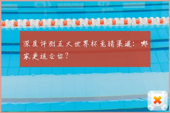 深度评测五大世界杯竞猜渠道:哪家更适合你?
